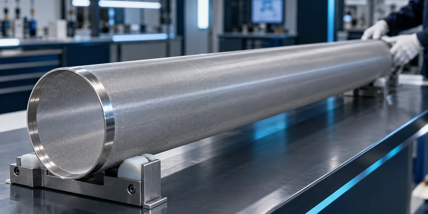 Nickel rotary screen quality inspection